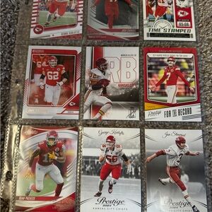 Kansas City Chiefs Card Lot – Mahomes, Kelce & Xavier Worthy RC Patch 34 Cards
